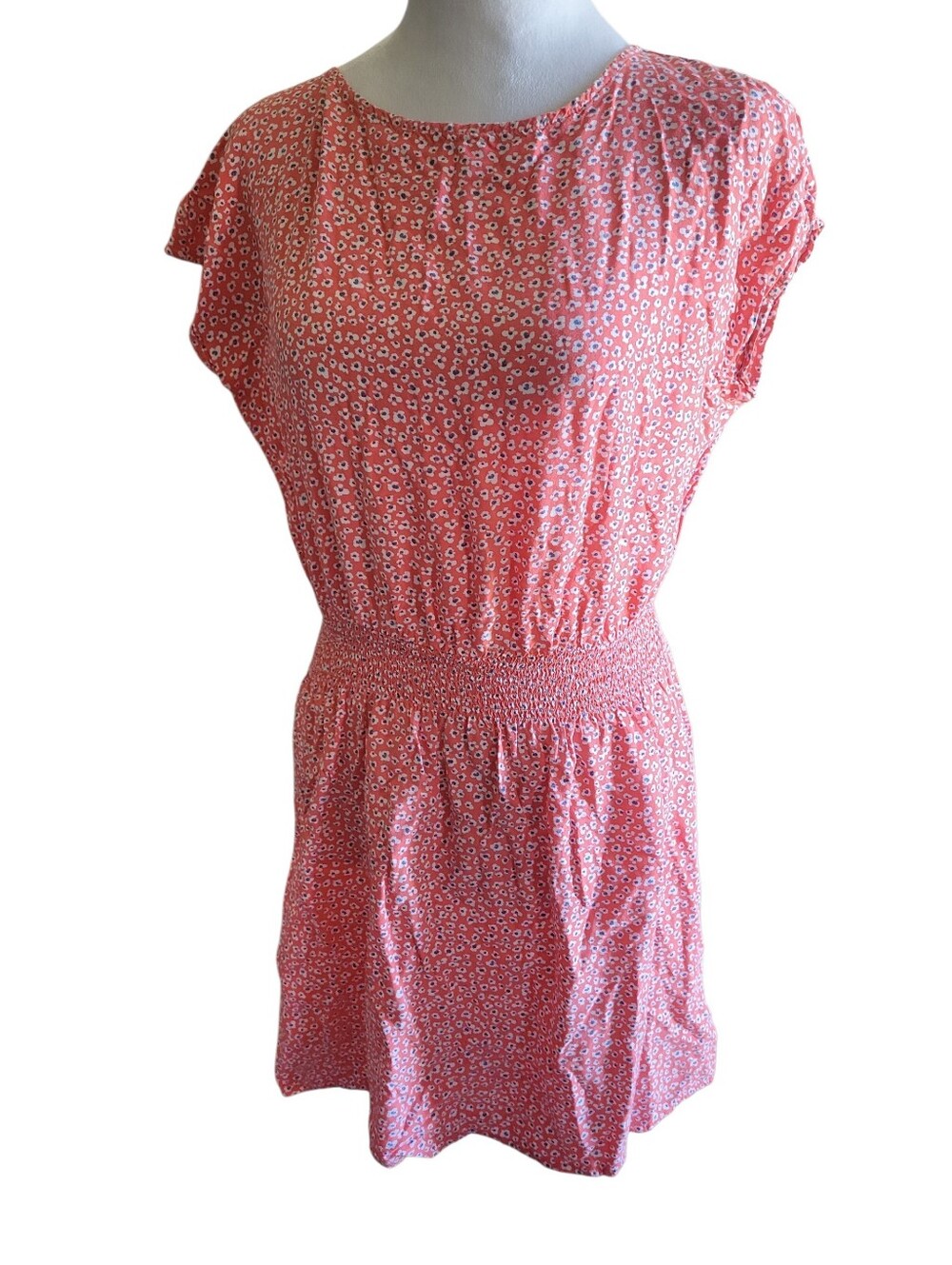 Gap Floral Smocked-Waist Dress sz XS